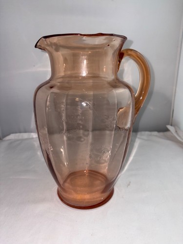 Vintage tall depression glass - tall,