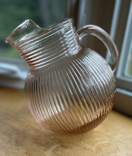 Hazel atlas pink pitcher - atlas,